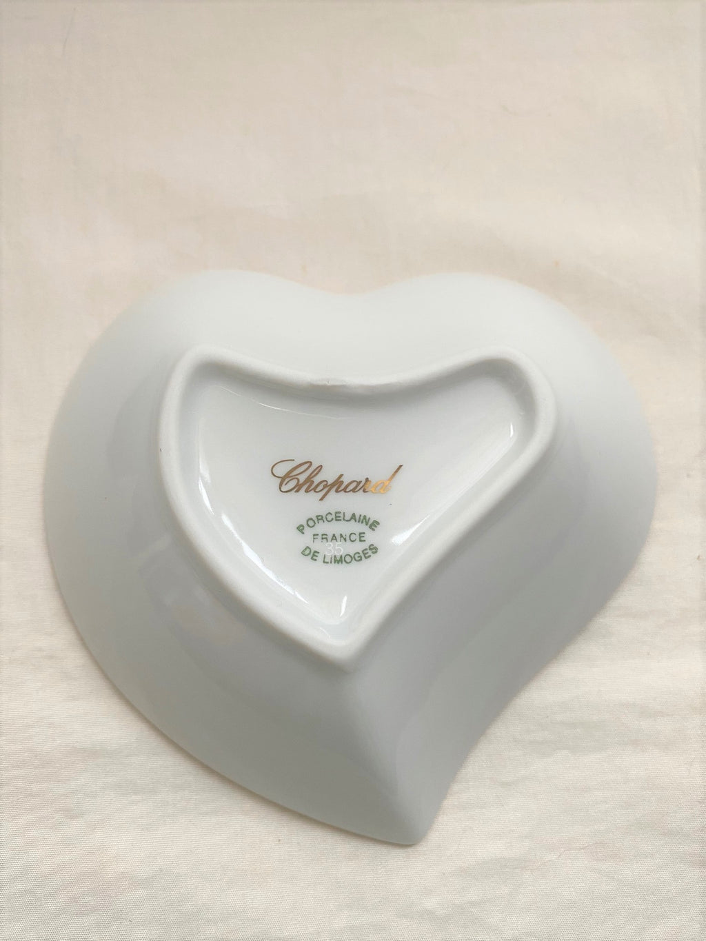 Chopard limoges heartshape trinket tray