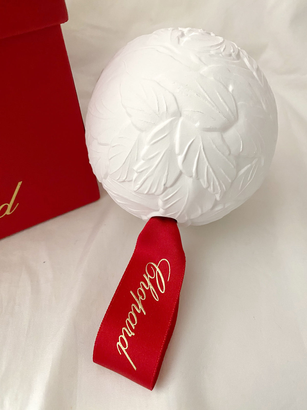 Chopard 2019 Christmas white ornament