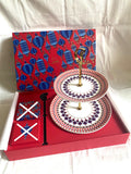 Christian Louboutin 2022 Mid-Autumn festival dessert tray platter box set
