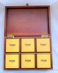 Fendi 2014 Mid-Autumn festival wooden accessories storage box