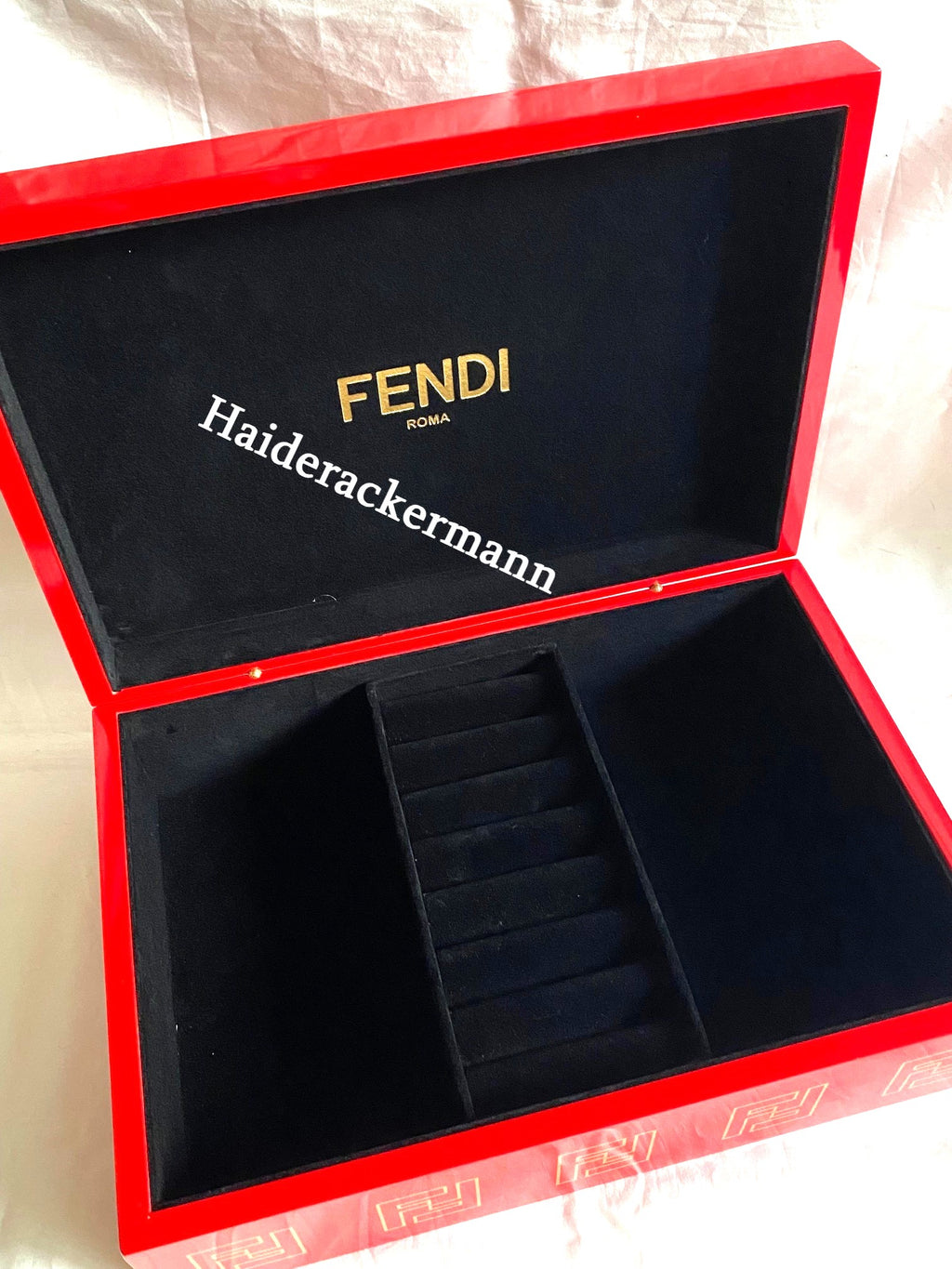 Fendi 2023 Chinese New Year FF logo jewelry box with red packets