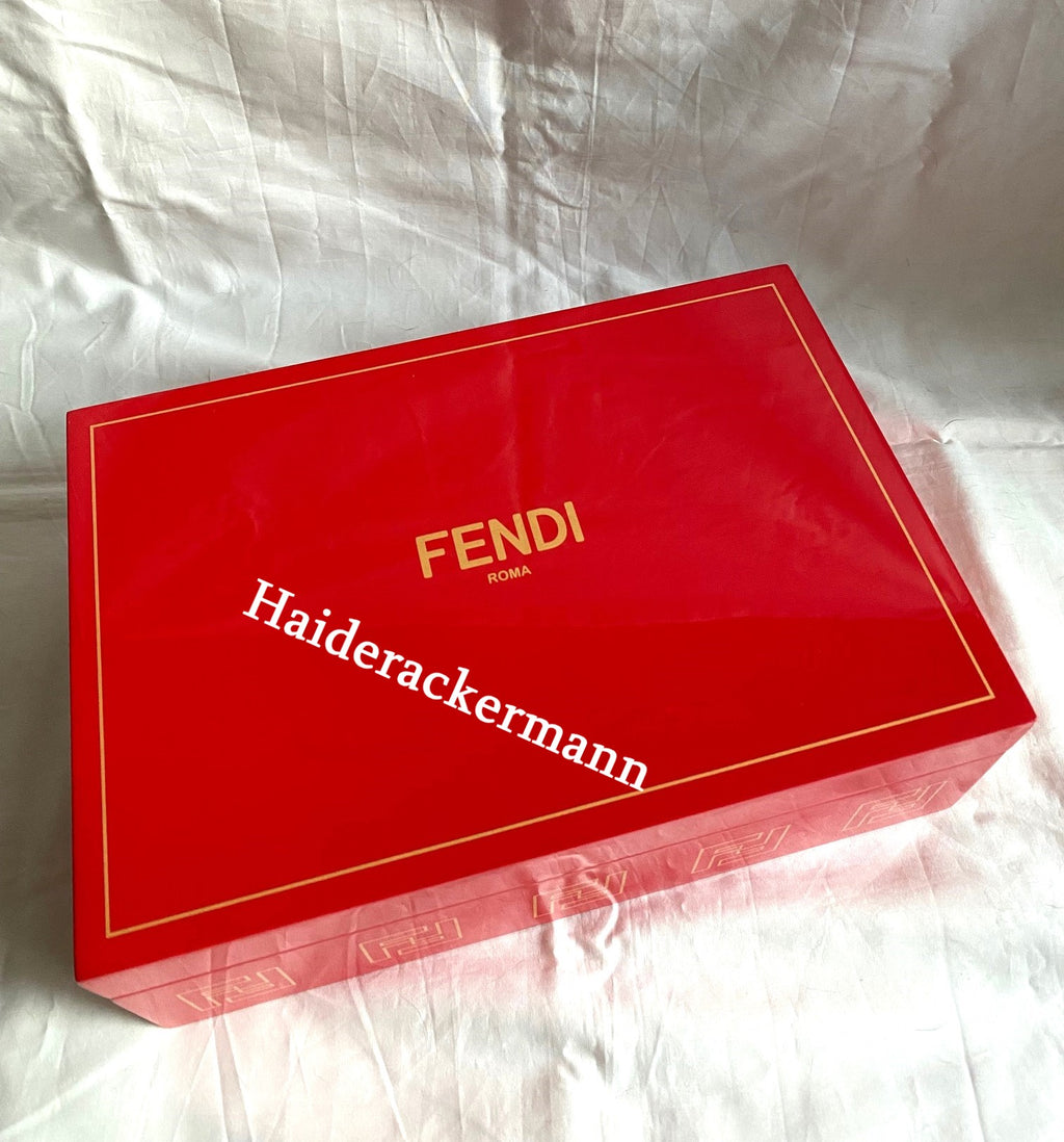 Fendi 2023 Chinese New Year FF logo jewelry box with red packets