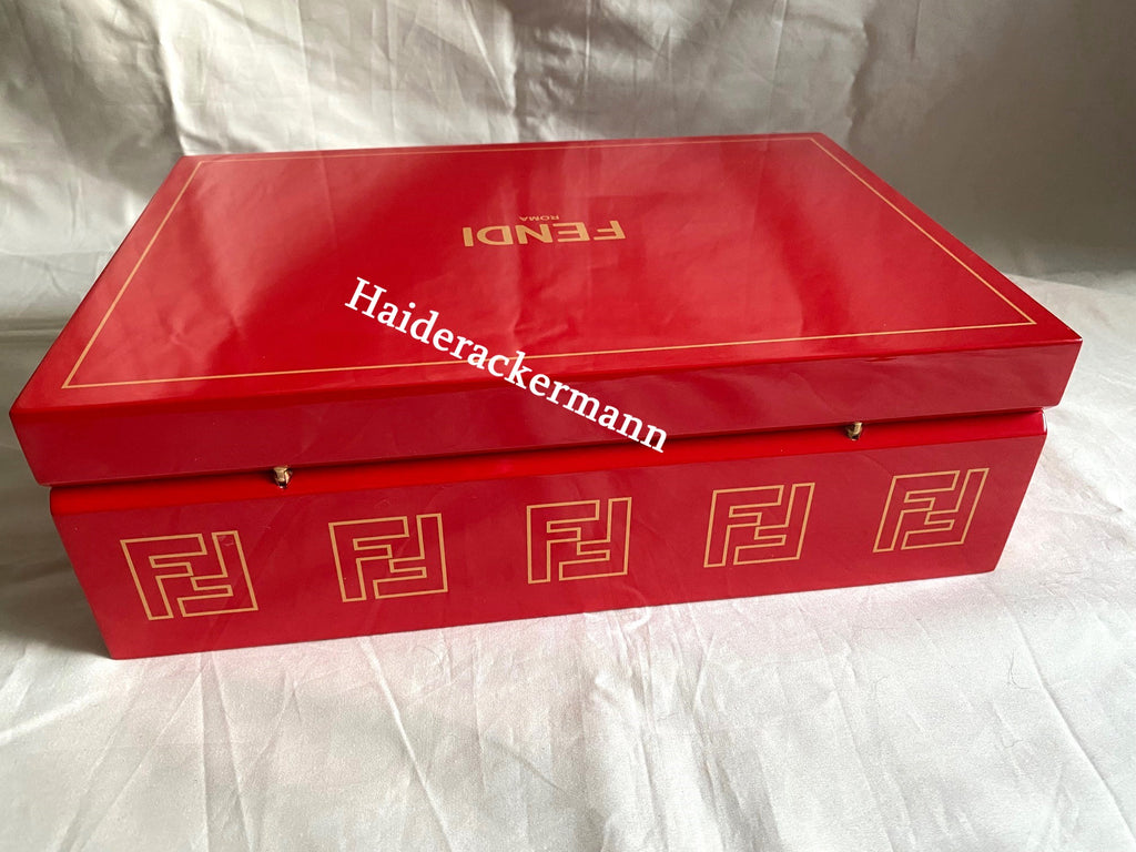 Fendi 2023 Chinese New Year FF logo jewelry box with red packets