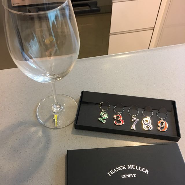 Franck Muller crazy hours wine charms box set