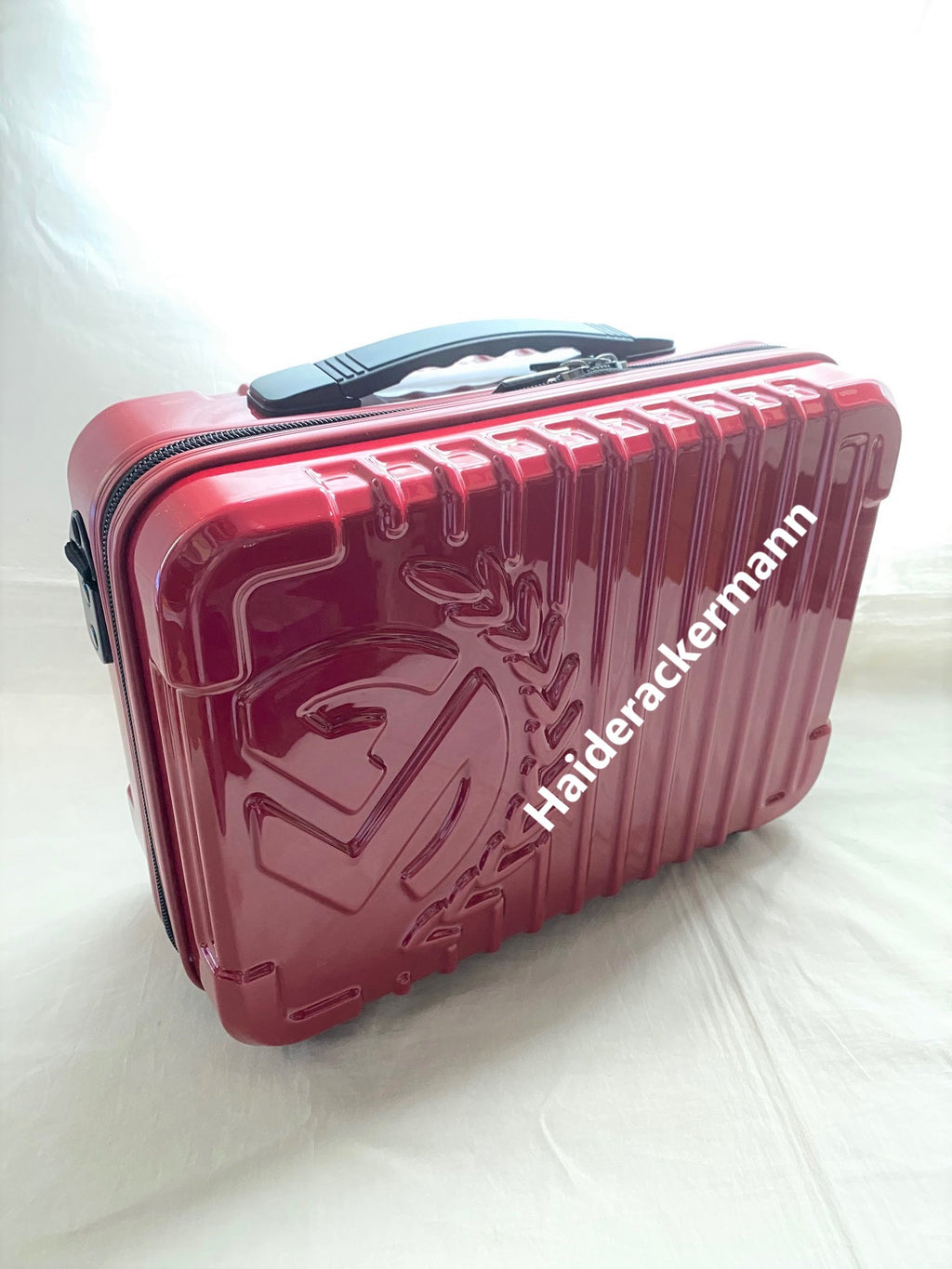 Franck Muller 2019 Christmas red crossbody luggage bag