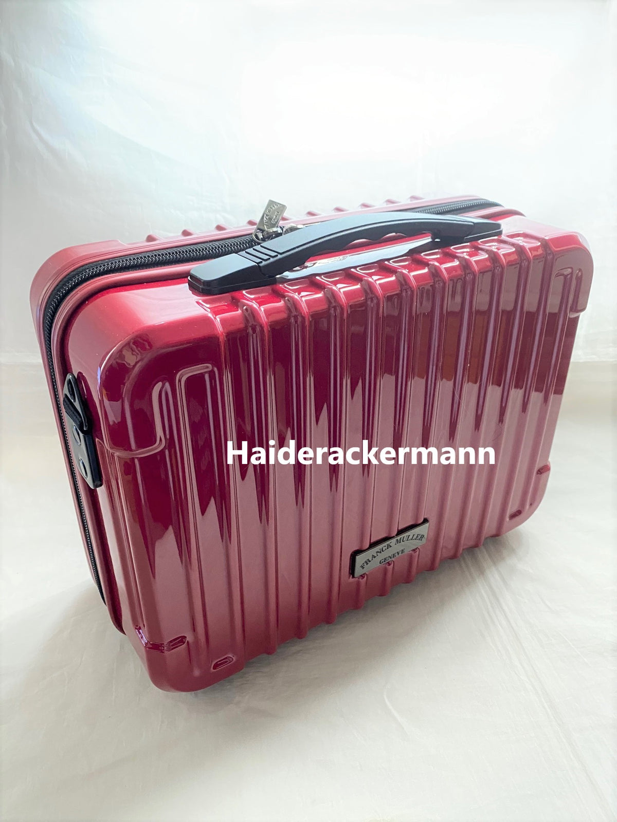 Franck Muller 2019 Christmas red crossbody luggage bag