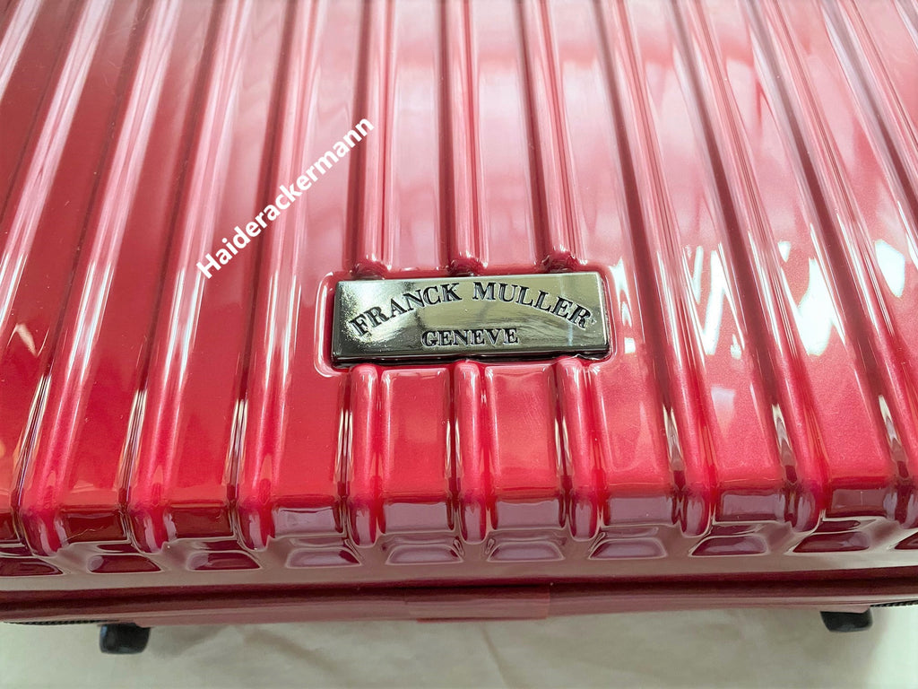Franck Muller 2019 Christmas red crossbody luggage bag