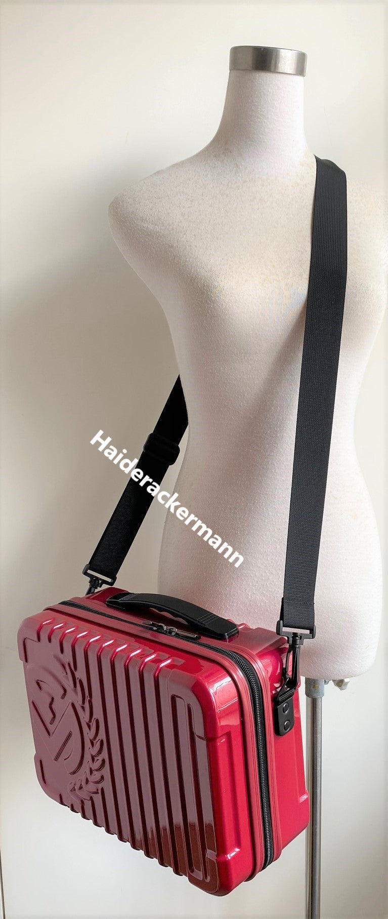 Franck Muller 2019 Christmas red crossbody luggage bag