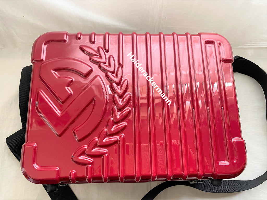 Franck Muller 2019 Christmas red crossbody luggage bag