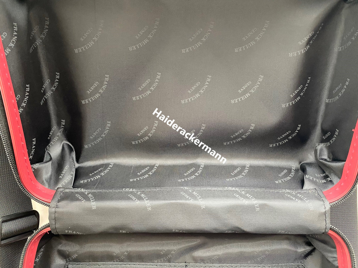 Franck Muller 2019 Christmas red crossbody luggage bag