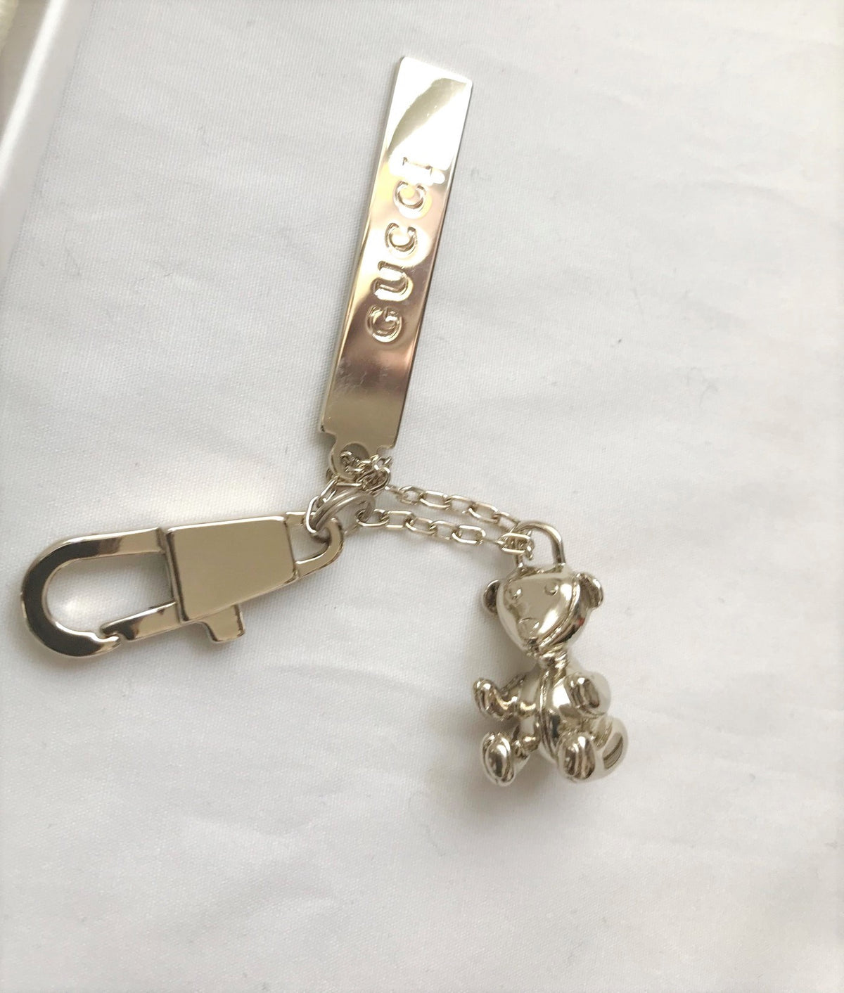 Gucci 2010 UNICEF charity program bear keyring