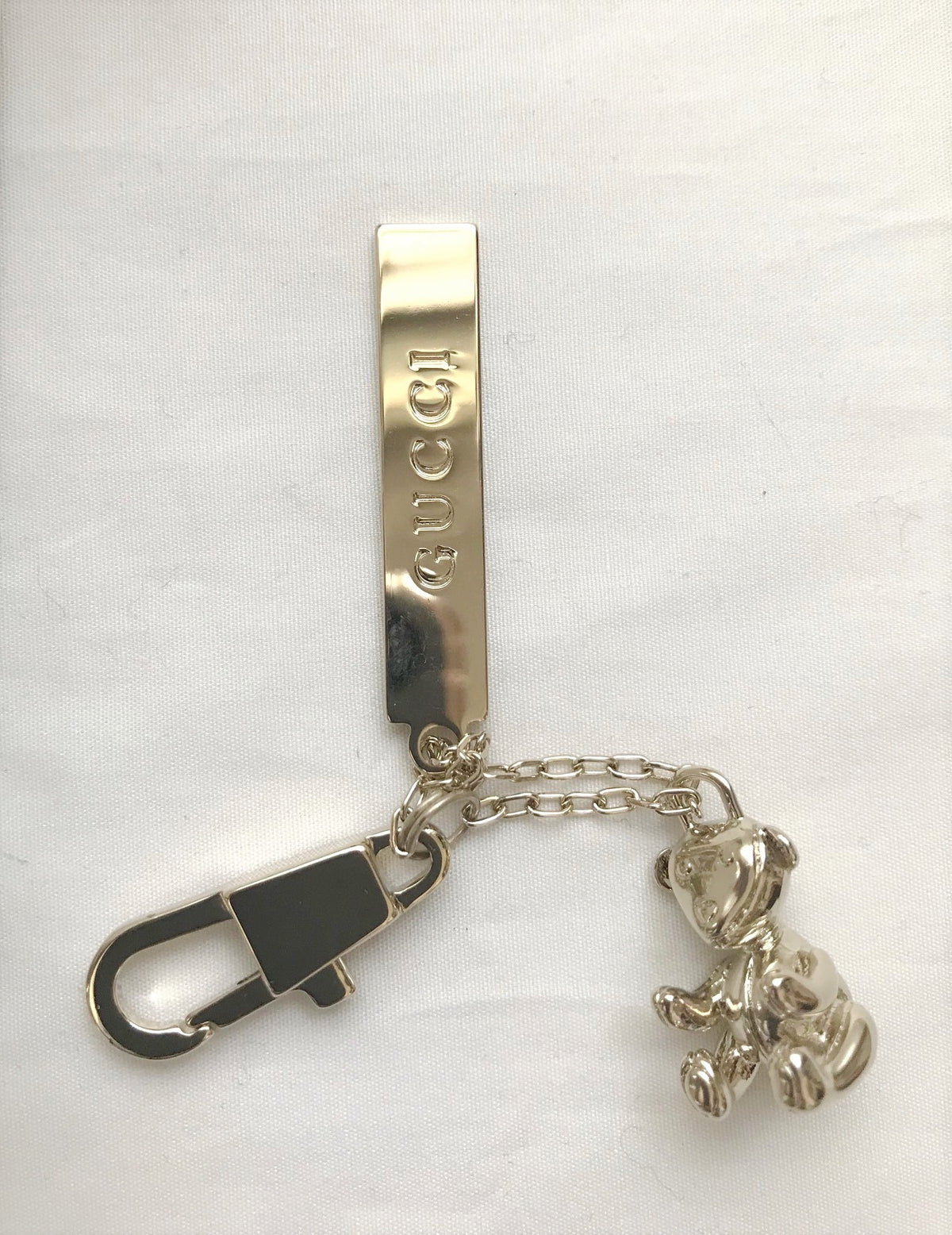 Gucci 2010 UNICEF charity program bear keyring