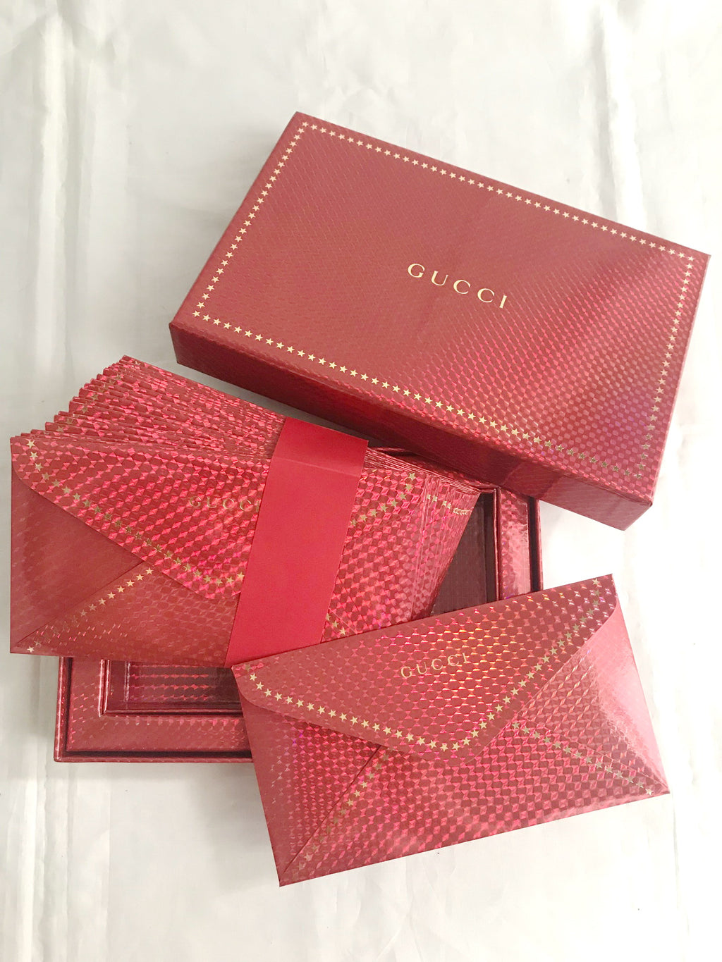 Gucci 2020 Chinese New Year stars motif red packet