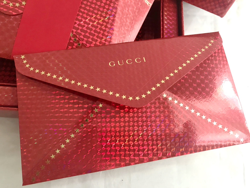 Gucci 2020 Chinese New Year stars motif red packet