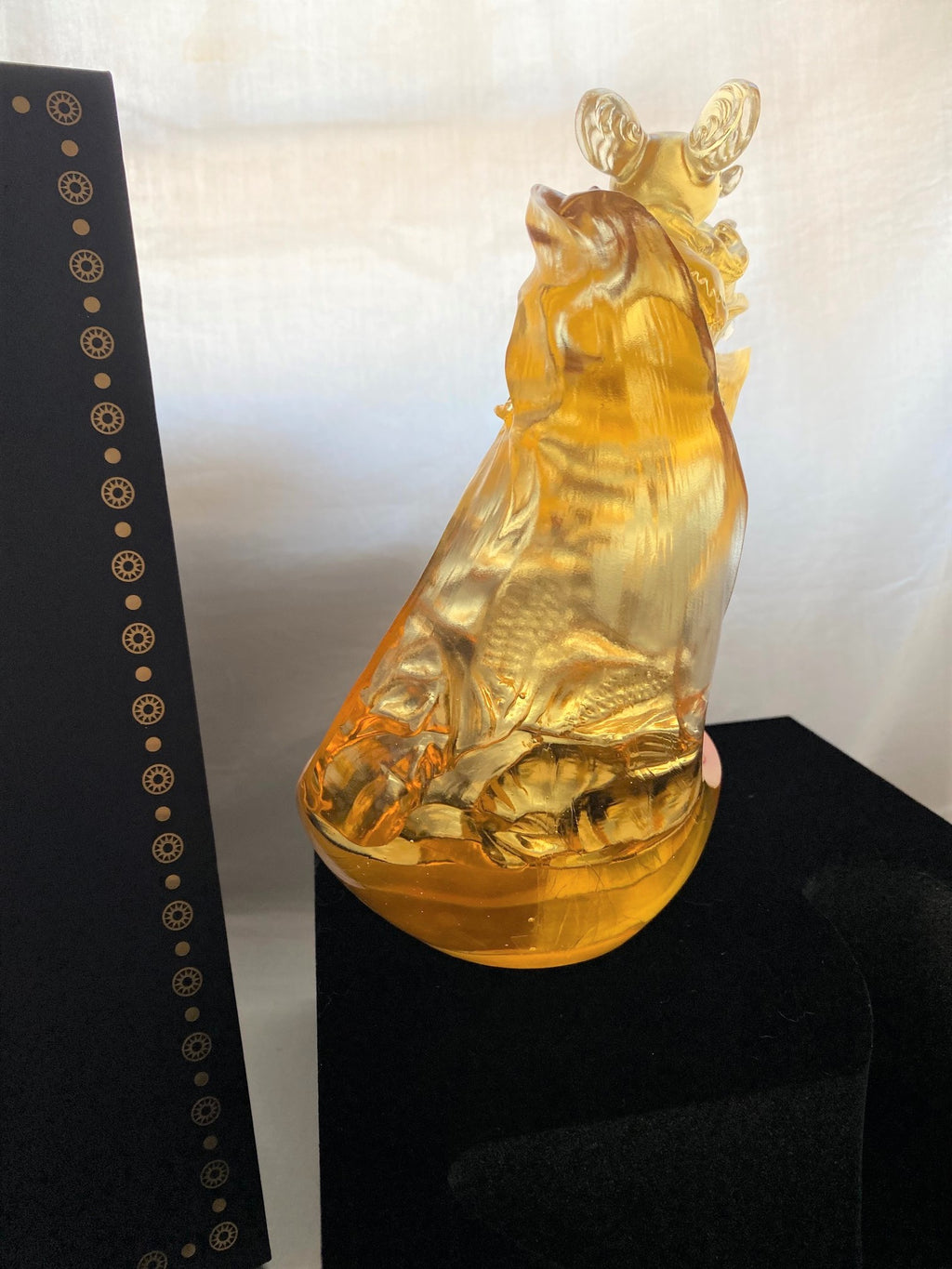 Harry Winston 2020 crystal glass rat candle holder
