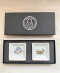 Jaquet Droz 275th anniversary limoges porcelain trinket tray box set