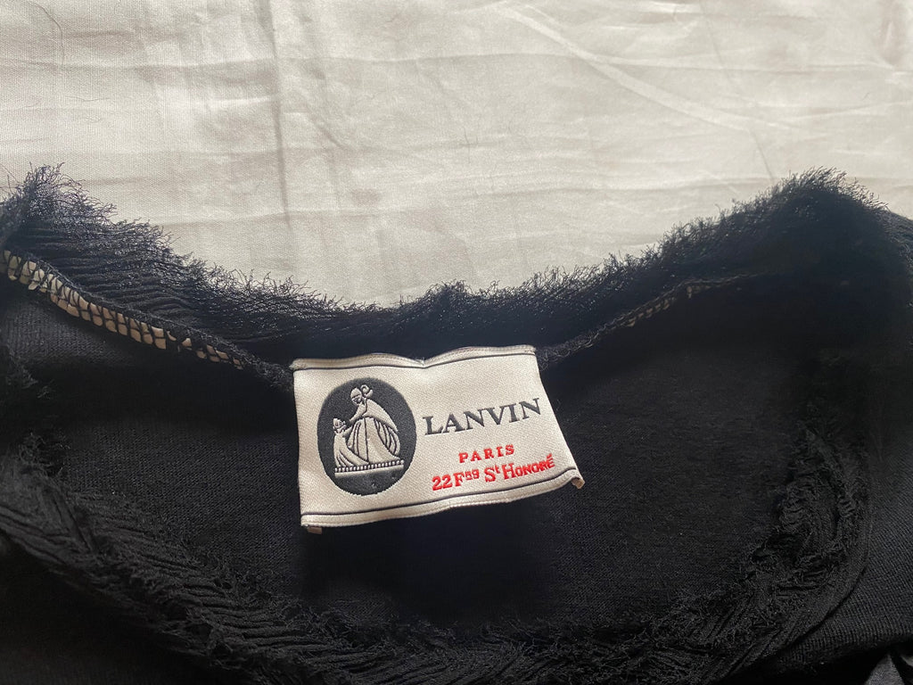 Piaget X Lanvin by Alber Elbaz 2008 vintage charity cartoon tee with bow