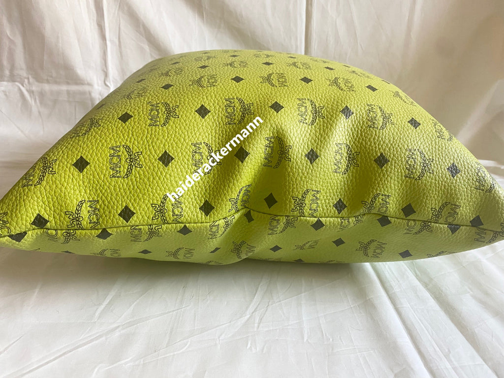 MCM limited visetos monogram leather cushion