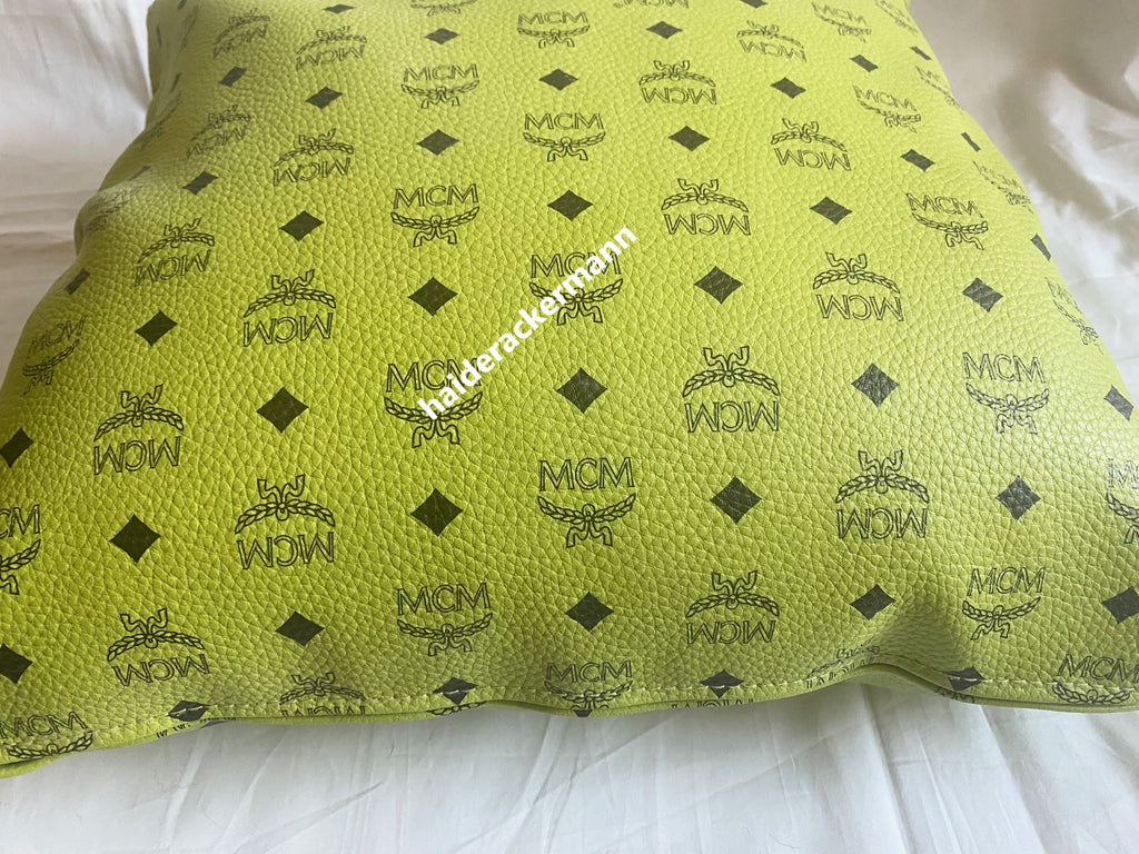 MCM limited visetos monogram leather cushion