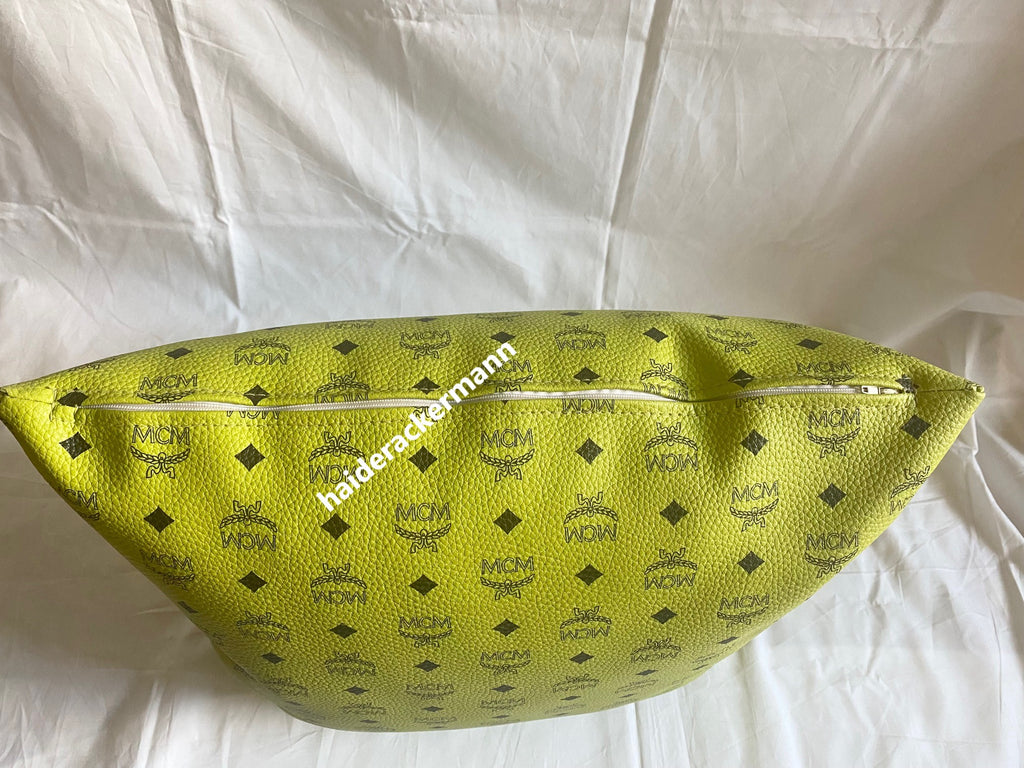 MCM limited visetos monogram leather cushion