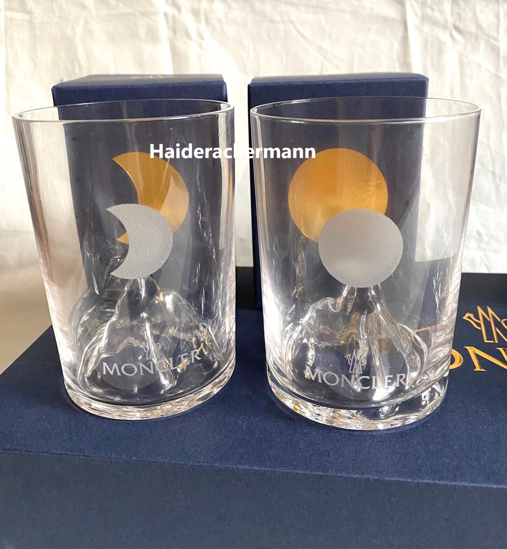 Moncler 2022 Mid-Autumn festival K2 mountain water glass box set