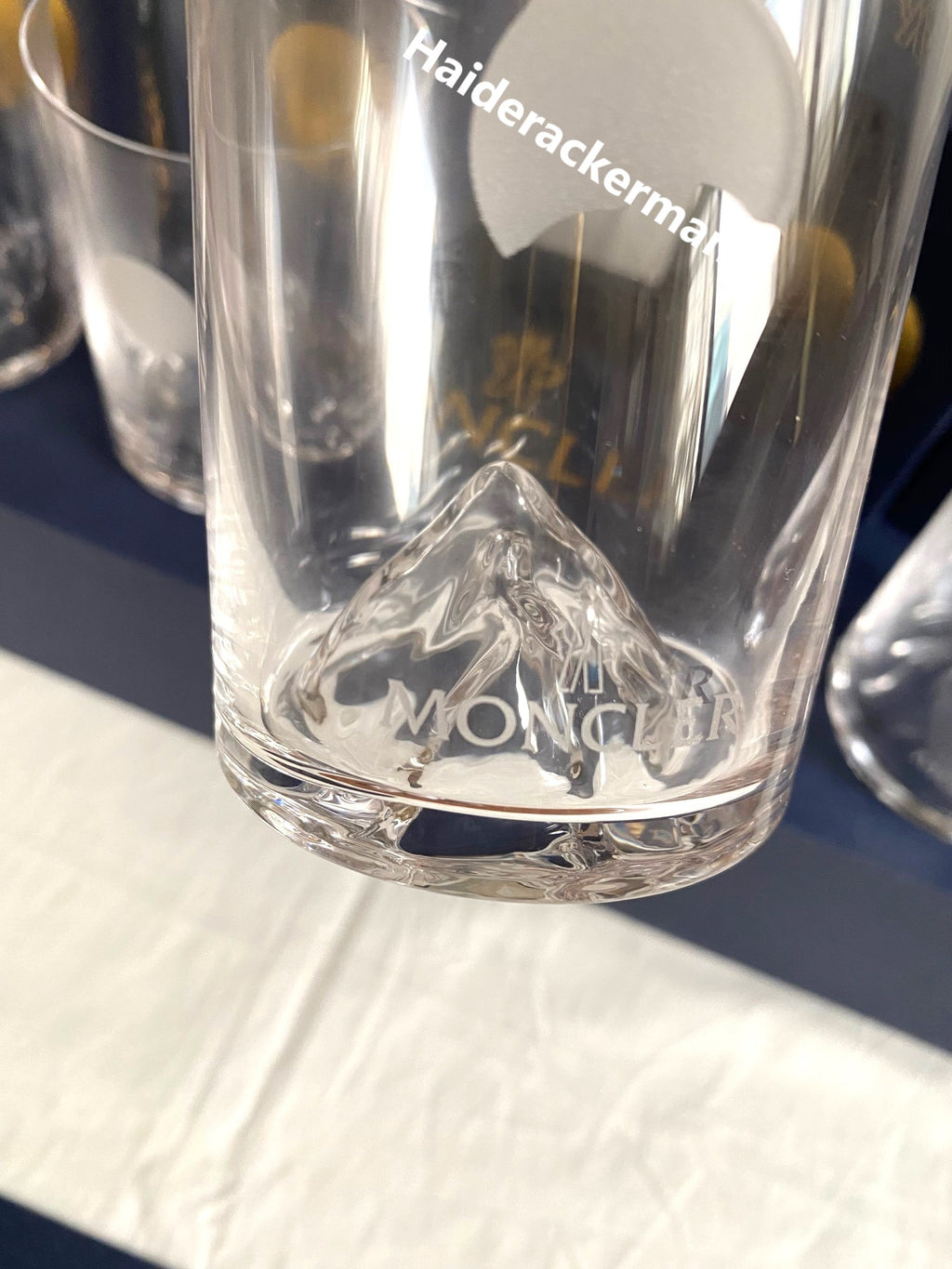 Moncler 2022 Mid-Autumn festival K2 mountain water glass box set
