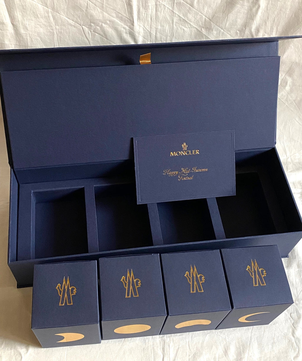 Moncler 2022 Mid-Autumn festival K2 mountain water glass box set