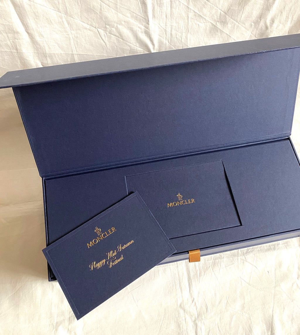 Moncler 2022 Mid-Autumn festival K2 mountain water glass box set