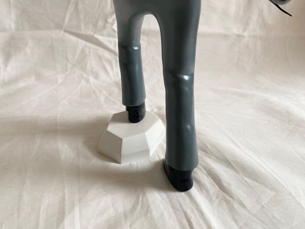 Montblanc 2023 Happy Holidays window display props - ski figurine