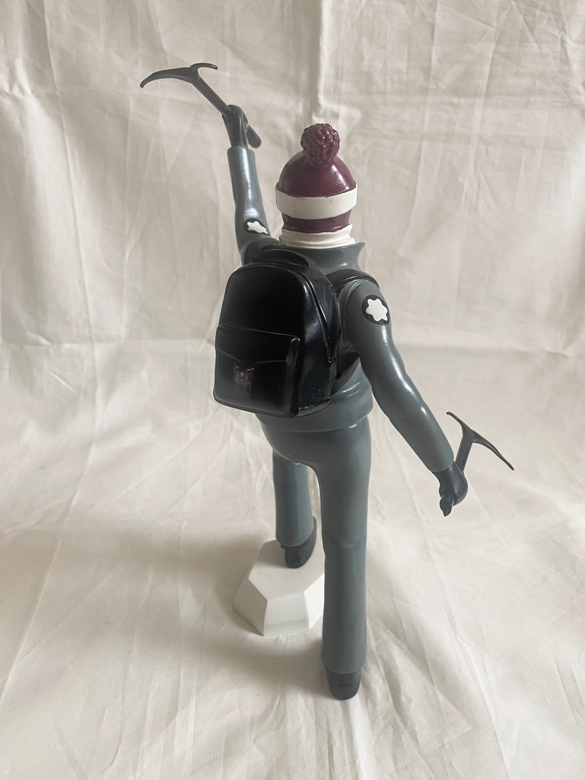 Montblanc 2023 Happy Holidays window display props - ski figurine