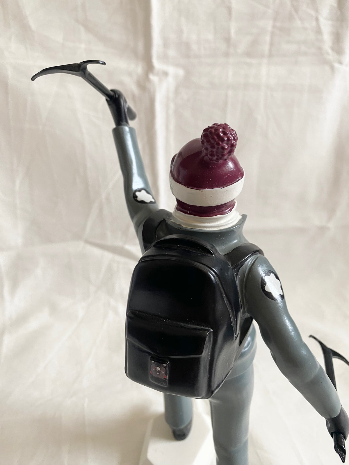 Montblanc 2023 Happy Holidays window display props - ski figurine