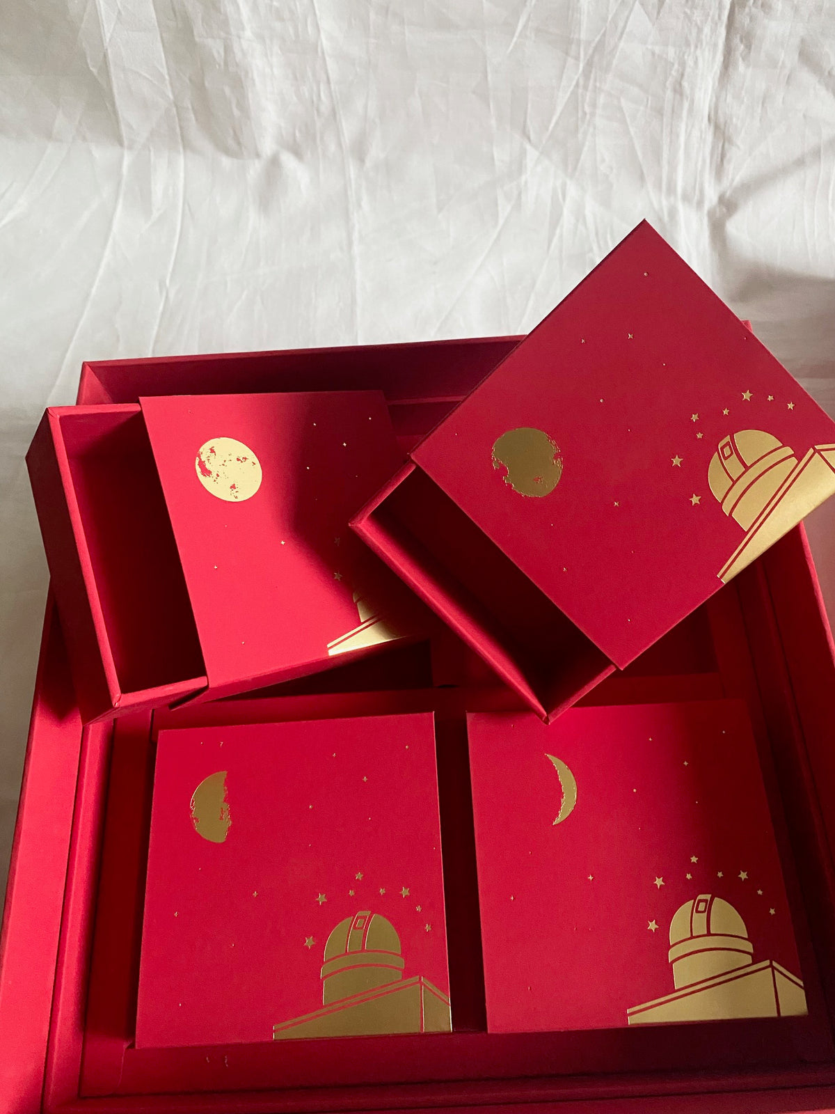 Omega 2026 mid-autumn festival wooden Maze game box set