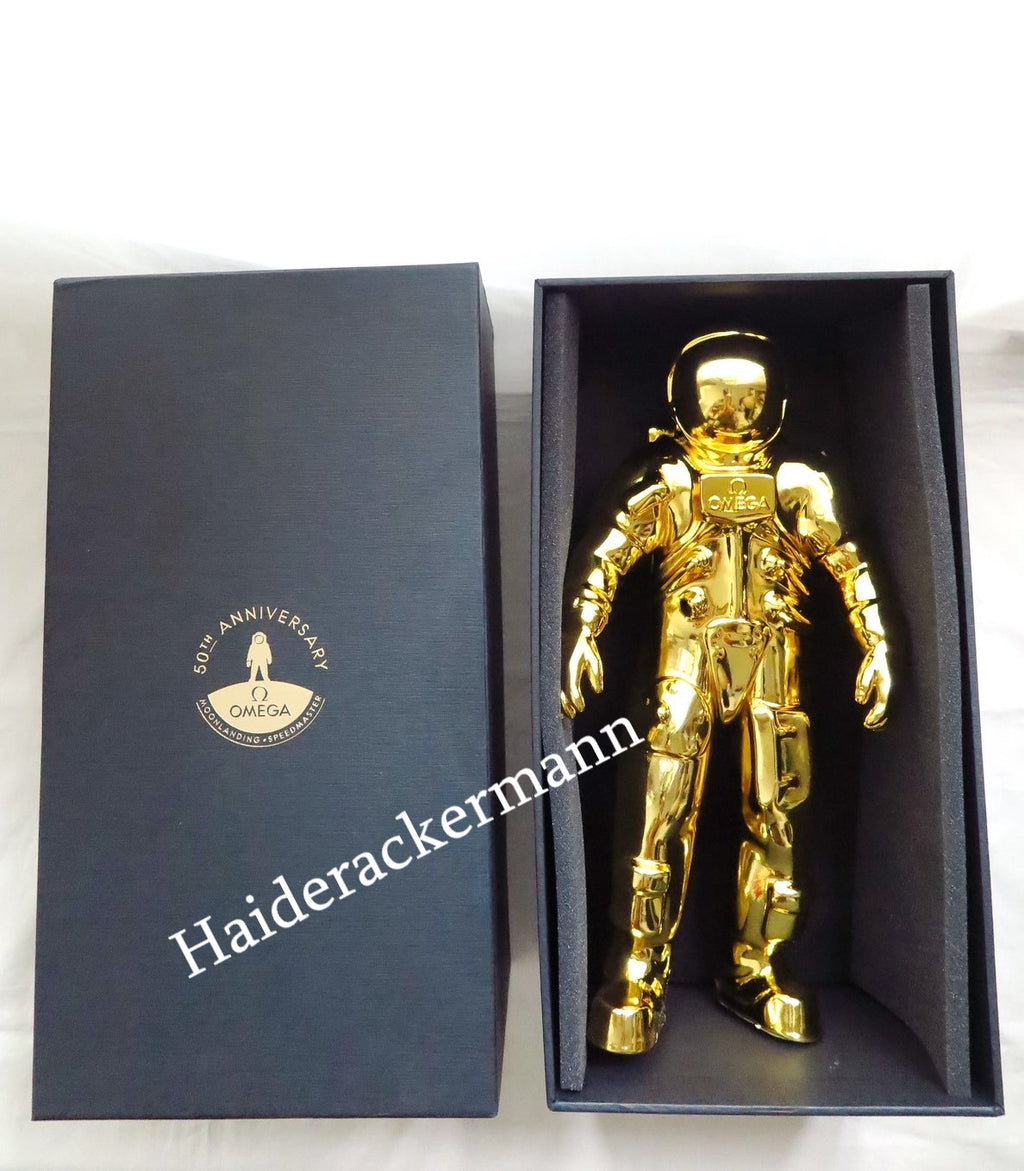 Omega Moon Landing 50th anniversary apollo astronaut gold figure statue 30cm