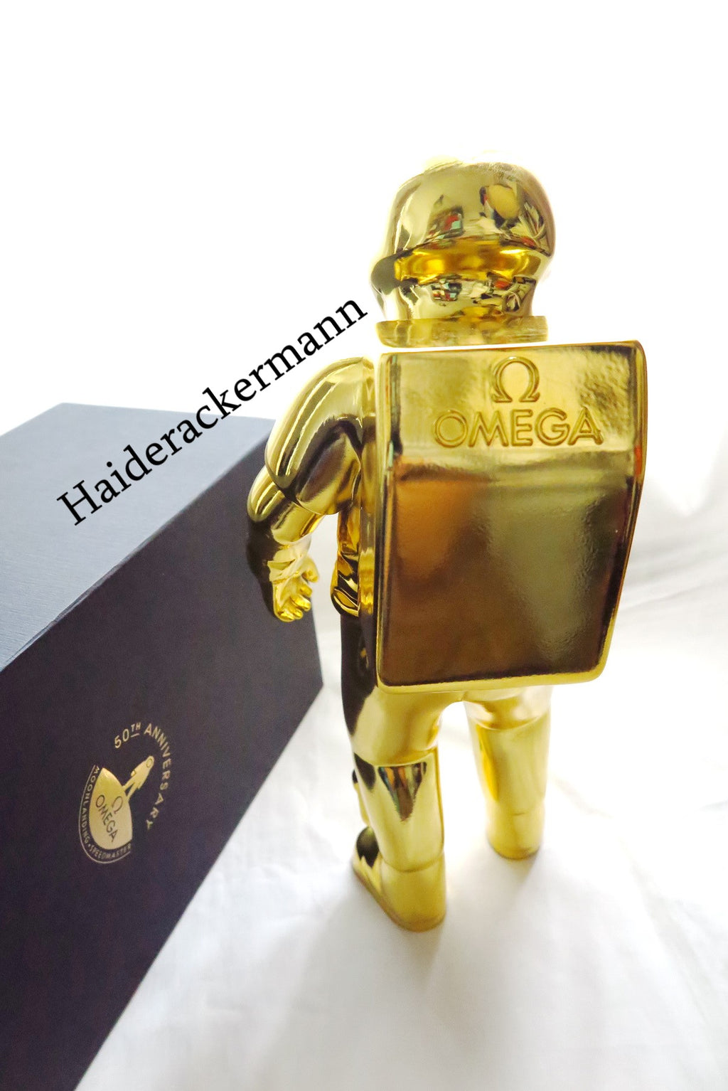 Omega Moon Landing 50th anniversary apollo astronaut gold figure statue 30cm