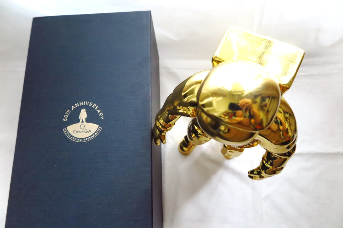 Omega Moon Landing 50th anniversary apollo astronaut gold figure statue 30cm