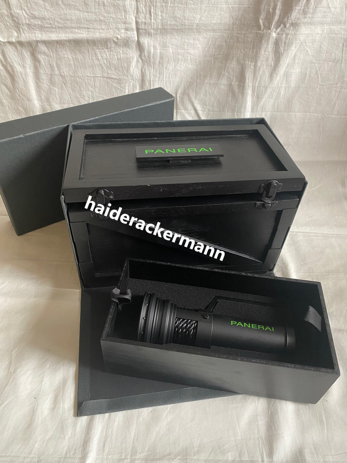 Panerai 2024 Mid-Autumn festival flashlight wood box