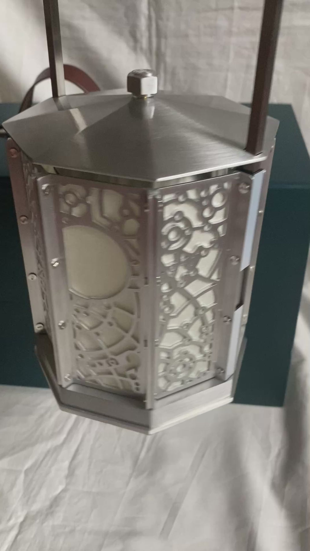 Audemars Piguet 2026 Mid-Autumn Festival stainless steel laser cut watch display lantern