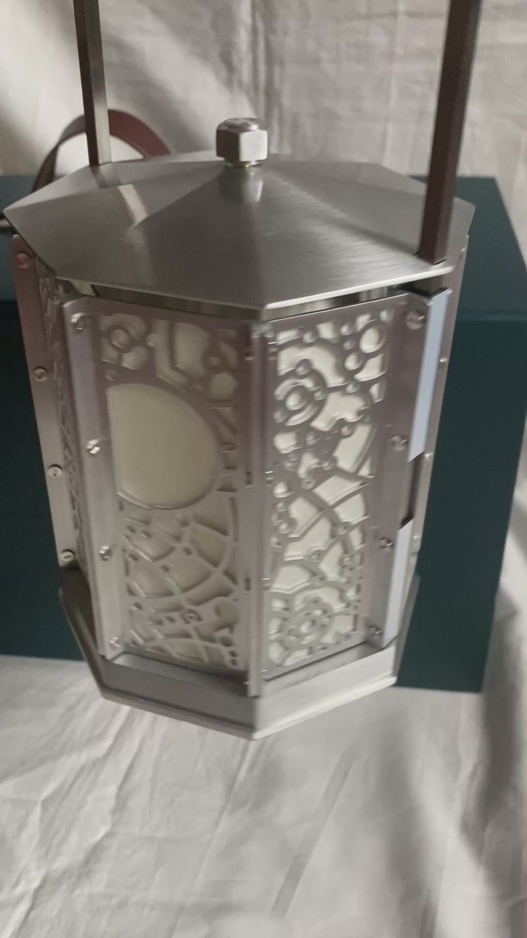 Audemars Piguet 2026 Mid-Autumn Festival stainless steel laser cut watch display lantern