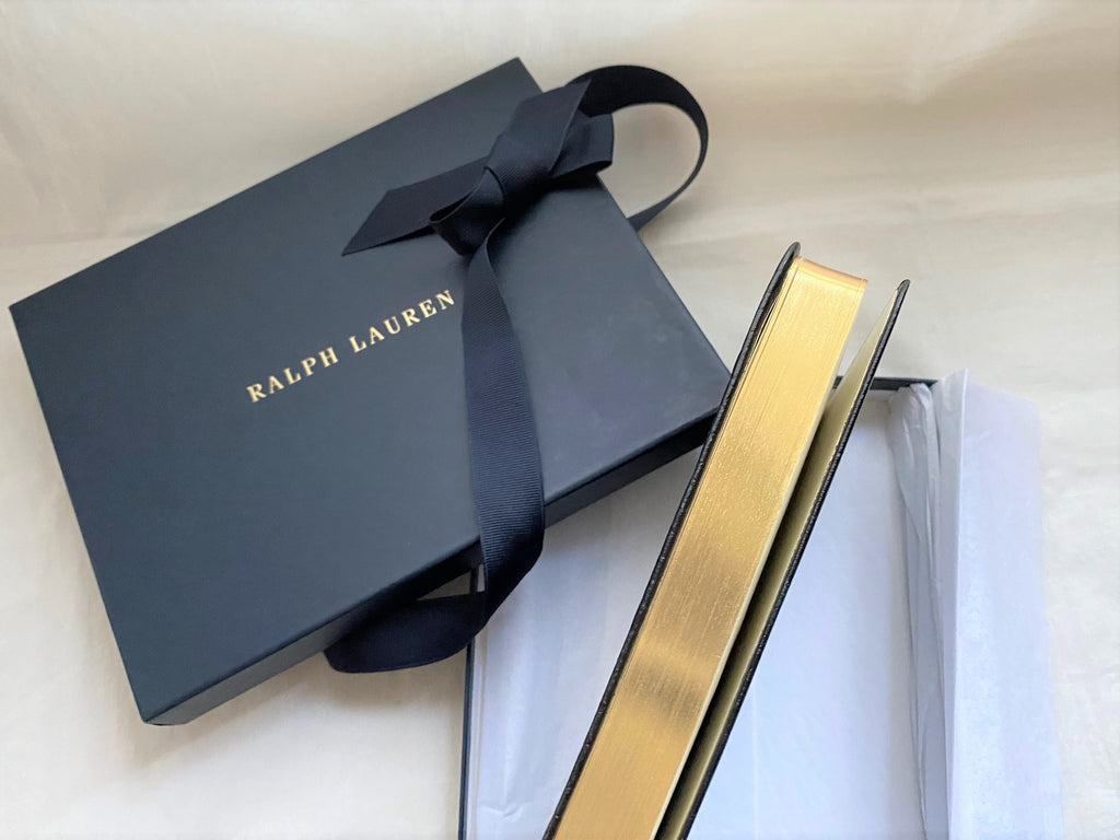 Ralph Lauren embossed croco cover notebook diary