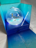 Tiffany & Co 2024 Christmas bird on a rock crystal glass ornament