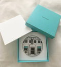 Tiffany & Co NYC flagship motif porcelain trinket box