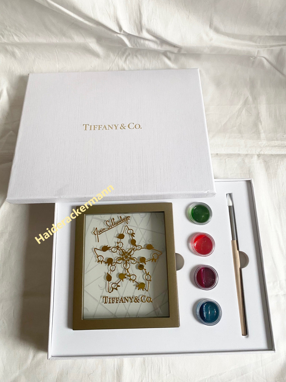 Tiffany Co 2020 Jean Schlumberge stained glass painting box set