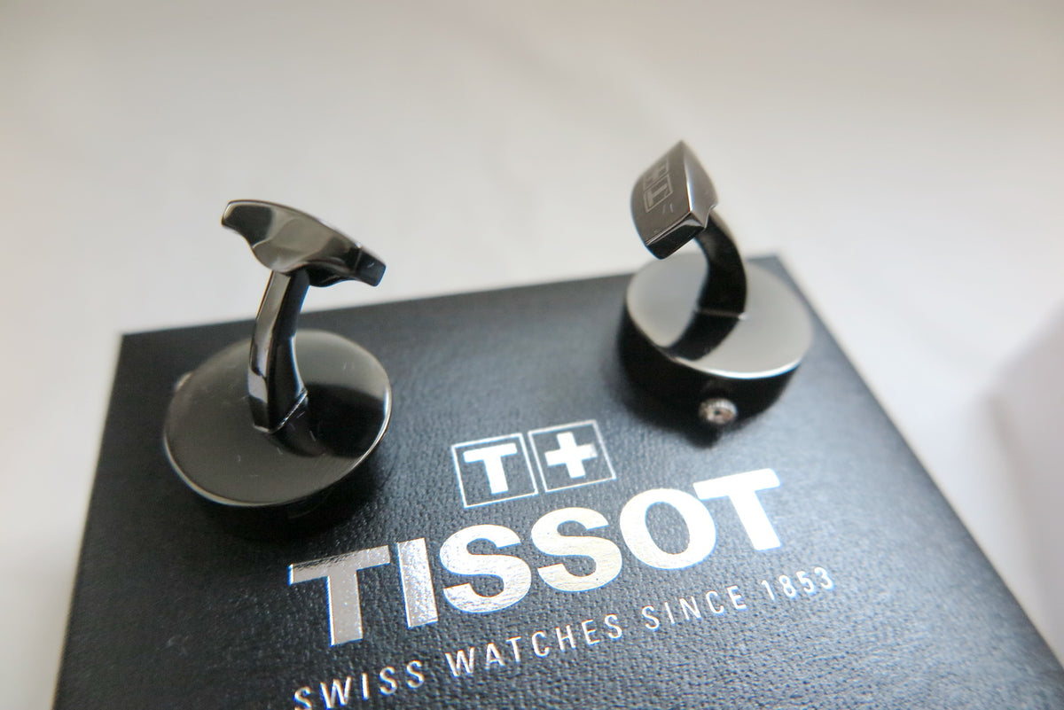 TISSOT Ballade watch movement cufflinks