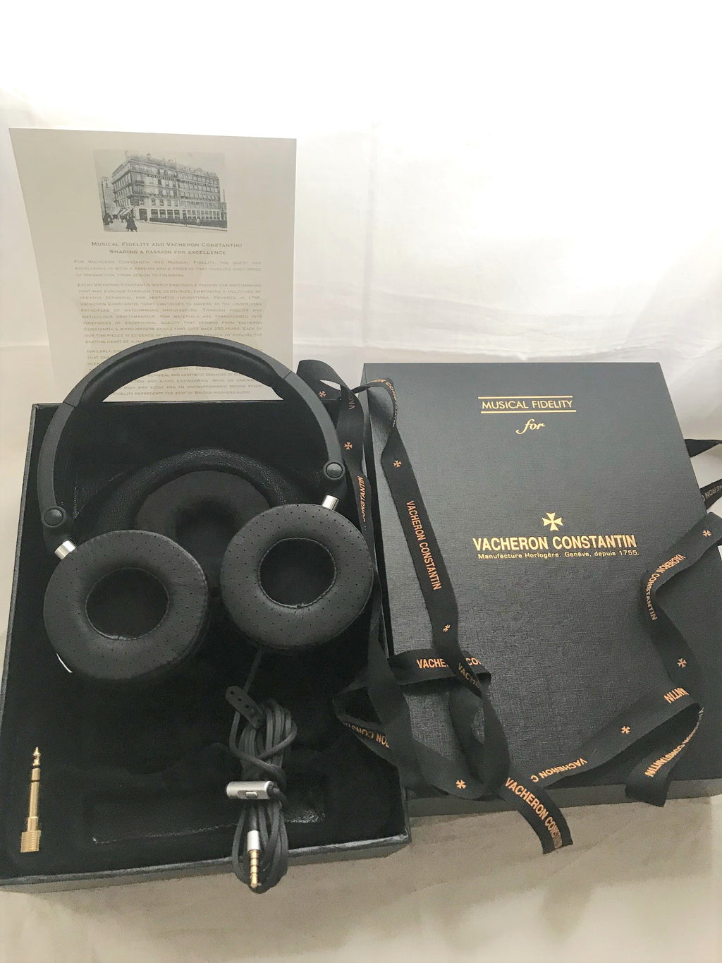 Vacheron Constantin X Musical Fidelity 2014 Watches & Wonders headphone