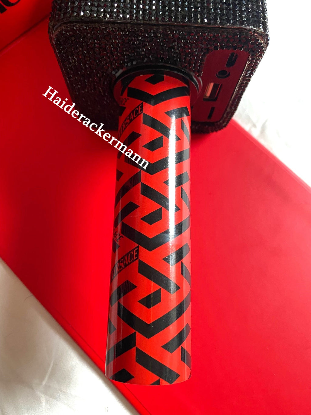 Versace 2022 Chinese New Year crystal embellished microphone
