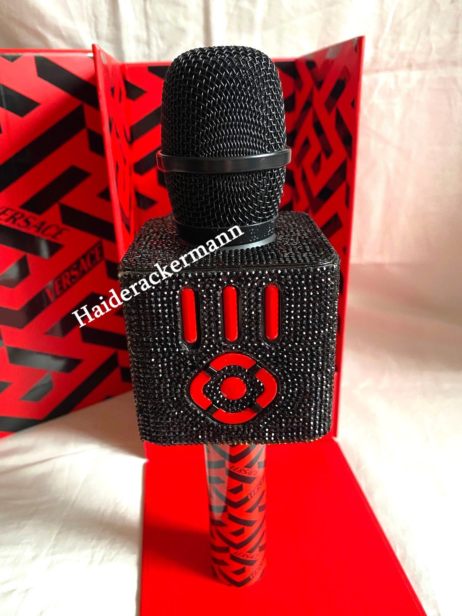 Versace 2022 Chinese New Year crystal embellished microphone